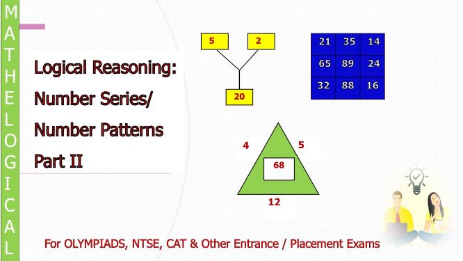 Logical Reasoning Numbers Series & Number Patters Part II